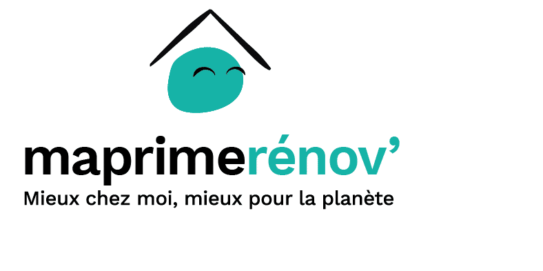 Logo officiel MaPrimeRénov' — Mieux chez moi, mieux pour la planète